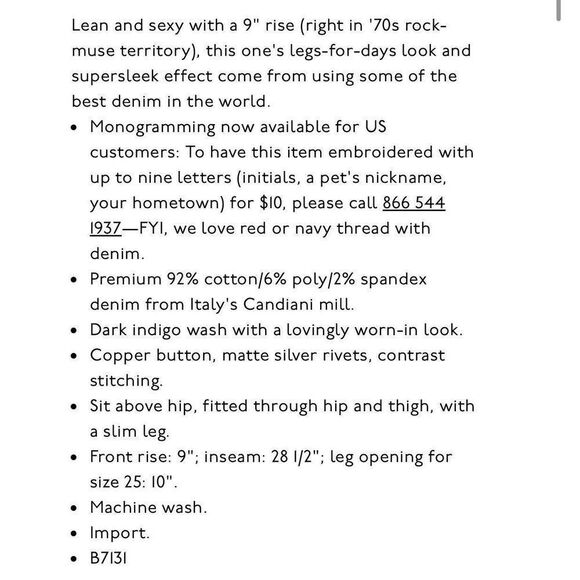 MADEWELL Womens 9" High-Rise Skinny Jeans Cotton Stretch Distressed B7131 Sz 28 - Picture 2 of 8